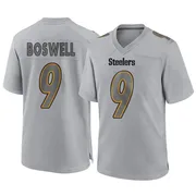 Gray Men's Chris Boswell Pittsburgh Steelers Game Atmosphere Fashion Jersey