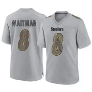 Gray Men's Corliss Waitman Pittsburgh Steelers Game Atmosphere Fashion Jersey