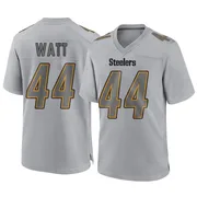 Gray Men's Derek Watt Pittsburgh Steelers Game Atmosphere Fashion Jersey