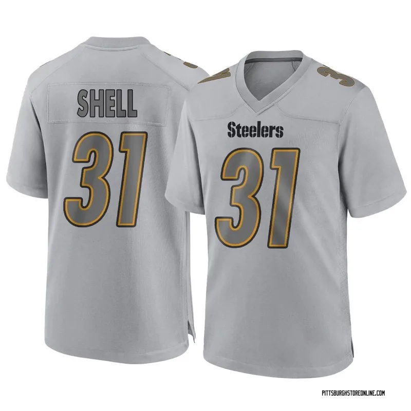 Steelers Donnie Shell #31 Men's Pro Line Replica Away Jersey - M