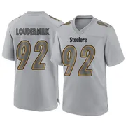 Gray Men's Isaiahh Loudermilk Pittsburgh Steelers Game Atmosphere Fashion Jersey