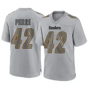 Gray Men's James Pierre Pittsburgh Steelers Game Atmosphere Fashion Jersey