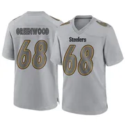 Gray Men's L.C. Greenwood Pittsburgh Steelers Game Atmosphere Fashion Jersey