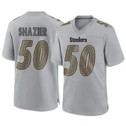 Gray Men's Ryan Shazier Pittsburgh Steelers Game Atmosphere Fashion Jersey