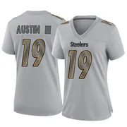 Gray Women's Calvin Austin III Pittsburgh Steelers Game Atmosphere Fashion Jersey