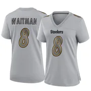 Gray Women's Corliss Waitman Pittsburgh Steelers Game Atmosphere Fashion Jersey