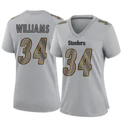 Gray Women's DeAngelo Williams Pittsburgh Steelers Game Atmosphere Fashion Jersey