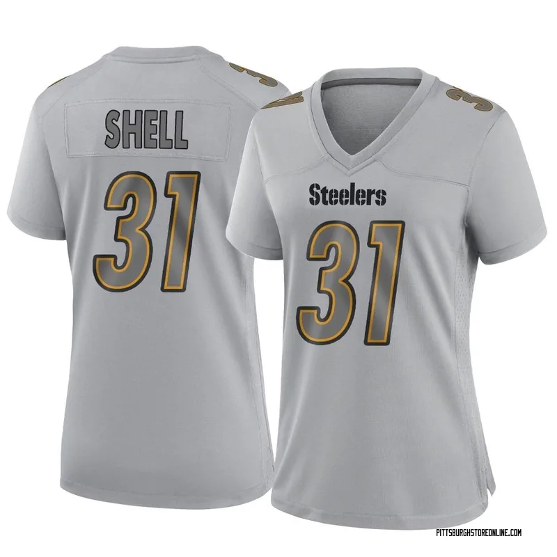 Steelers Donnie Shell #31 Men's Pro Line Replica Away Jersey - M