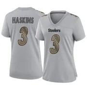 Gray Women's Dwayne Haskins Pittsburgh Steelers Game Atmosphere Fashion Jersey