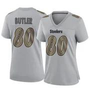 Gray Women's Jack Butler Pittsburgh Steelers Game Atmosphere Fashion Jersey