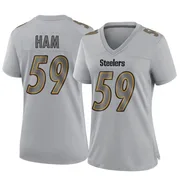 Gray Women's Jack Ham Pittsburgh Steelers Game Atmosphere Fashion Jersey