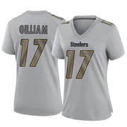 Gray Women's Joe Gilliam Pittsburgh Steelers Game Atmosphere Fashion Jersey