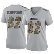 Gray Women's John Stallworth Pittsburgh Steelers Game Atmosphere Fashion Jersey