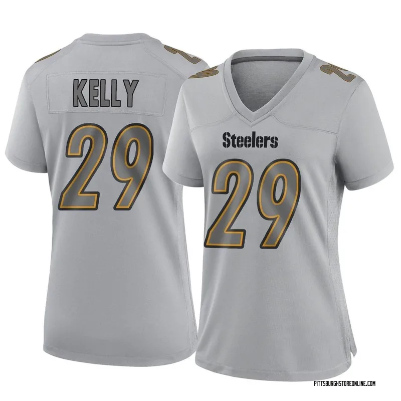 Pittsburgh Steelers #29 Kam Kelly 2019 Game Used Throwback Jersey with NFL  100 Year Anniversary Patch