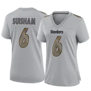 Gray Women's Shaun Suisham Pittsburgh Steelers Game Atmosphere Fashion Jersey