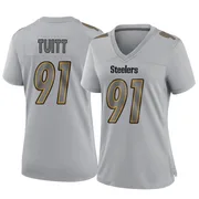 Gray Women's Stephon Tuitt Pittsburgh Steelers Game Atmosphere Fashion Jersey