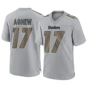 Gray Youth Jamal Agnew Pittsburgh Steelers Game Atmosphere Fashion Jersey