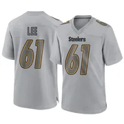 Gray Youth Logan Lee Pittsburgh Steelers Game Atmosphere Fashion Jersey