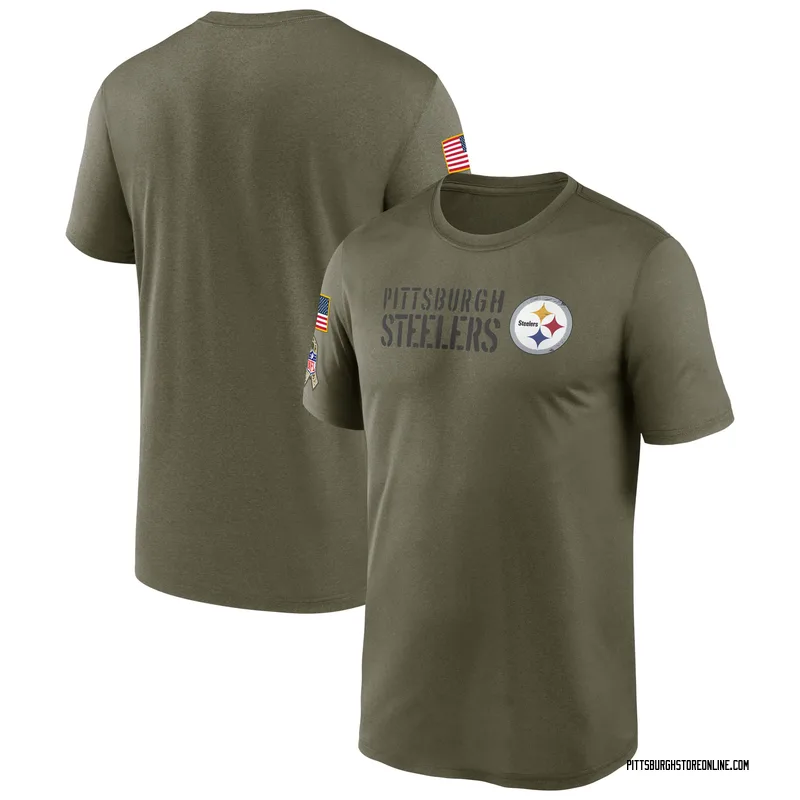 Levi Wallace Pittsburgh Steelers Men's Legend Olive Salute to