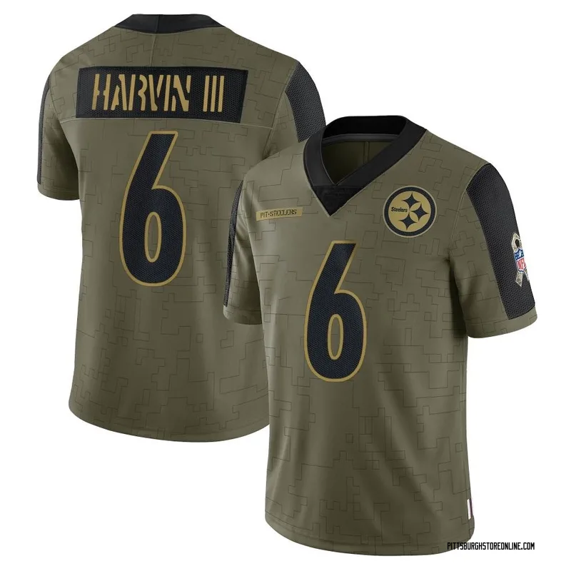 NFL_Jerseys 08D Jersey Pittsburgh''Steelers''Men #6 Pressley