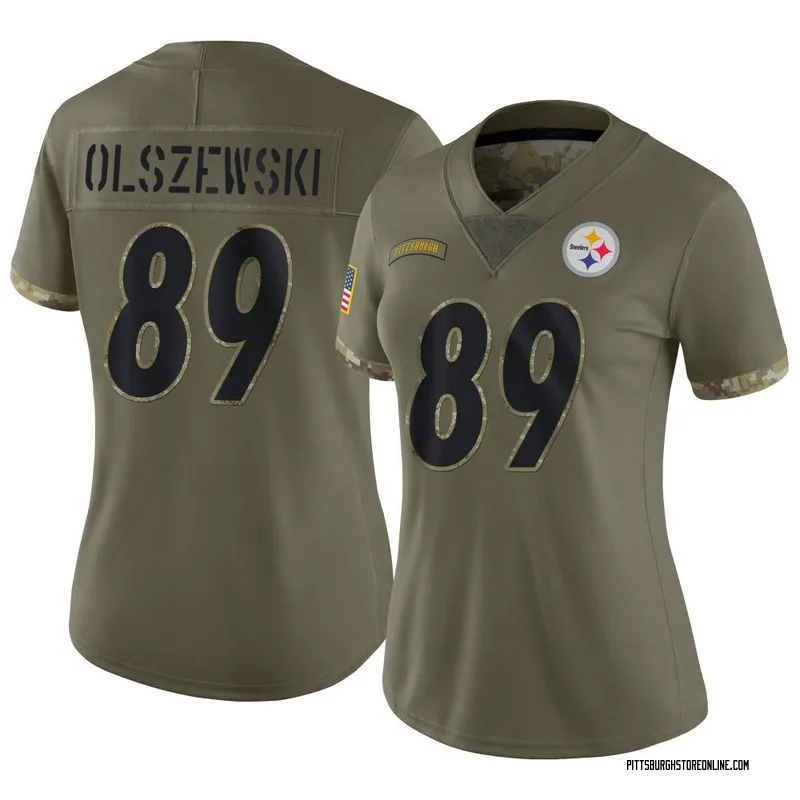 Pittsburgh Steelers #89 Gunner Olszewski Game Used Color Rush Jersey vs  Cincinnati Bengals 11.20.22