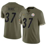 Olive Youth Eric Rowe Pittsburgh Steelers Limited 2022 Salute To Service Jersey