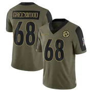 Olive Youth L.C. Greenwood Pittsburgh Steelers Limited 2021 Salute To Service Jersey