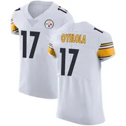 White Men's Ayo Oyelola Pittsburgh Steelers Elite Vapor Untouchable Jersey