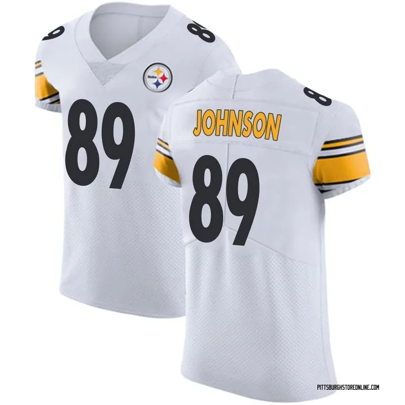 White Men's Brandon Johnson Pittsburgh Steelers Elite Vapor Untouchable Jersey