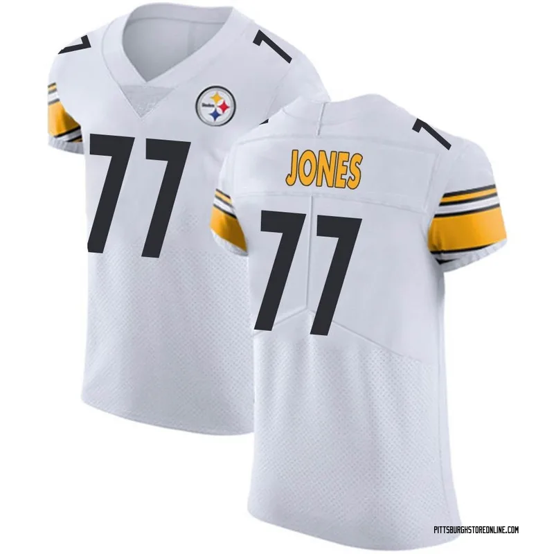 White Men's Broderick Jones Pittsburgh Steelers Elite Vapor Untouchable Jersey