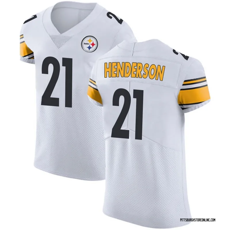 White Men's C.J. Henderson Pittsburgh Steelers Elite Vapor Untouchable Jersey