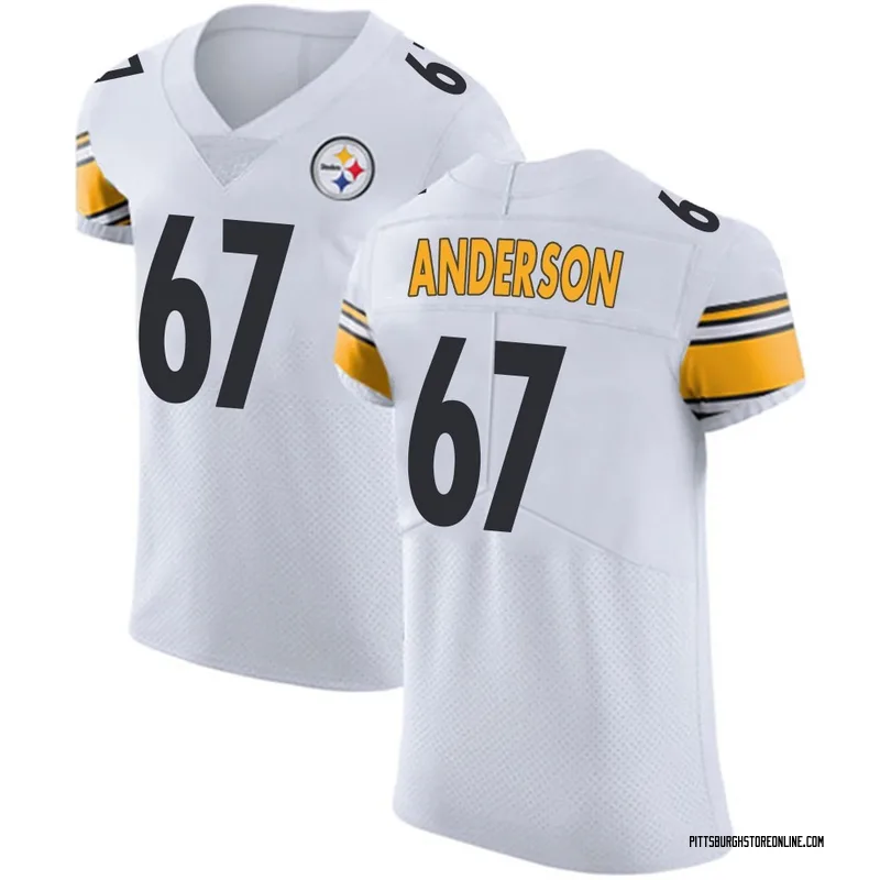 White Men's Calvin Anderson Pittsburgh Steelers Elite Vapor Untouchable Jersey