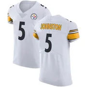 White Men's Cameron Johnston Pittsburgh Steelers Elite Vapor Untouchable Jersey