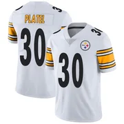 White Men's Carlins Platel Pittsburgh Steelers Limited Vapor Untouchable Jersey