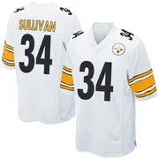 White Men's Chandon Sullivan Pittsburgh Steelers Game Jersey