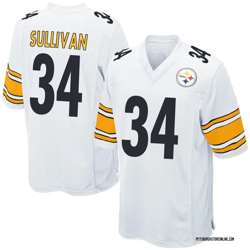 White Men's Chandon Sullivan Pittsburgh Steelers Game Jersey