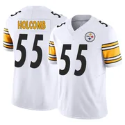 White Men's Cole Holcomb Pittsburgh Steelers Limited Vapor F.U.S.E. Jersey