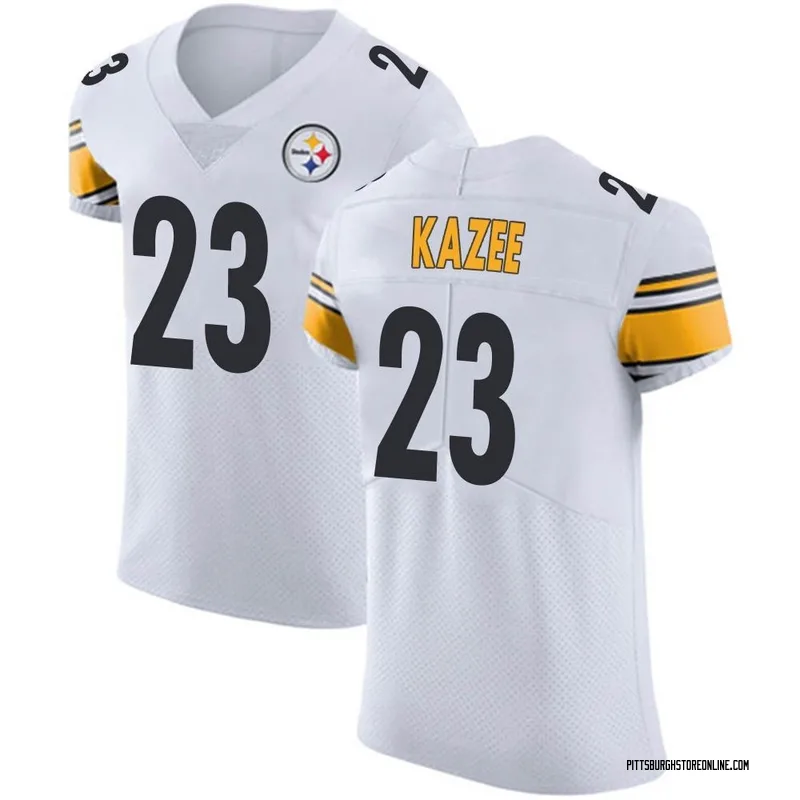 White Men's Damontae Kazee Pittsburgh Steelers Elite Vapor Untouchable Jersey