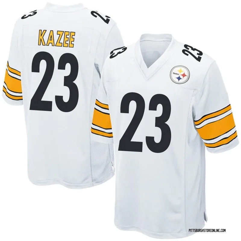 White Men's Damontae Kazee Pittsburgh Steelers Game Jersey