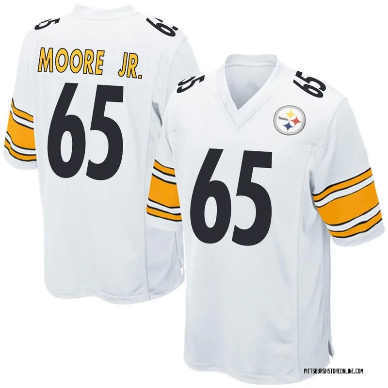 White Men's Dan Moore Jr. Pittsburgh Steelers Game Jersey