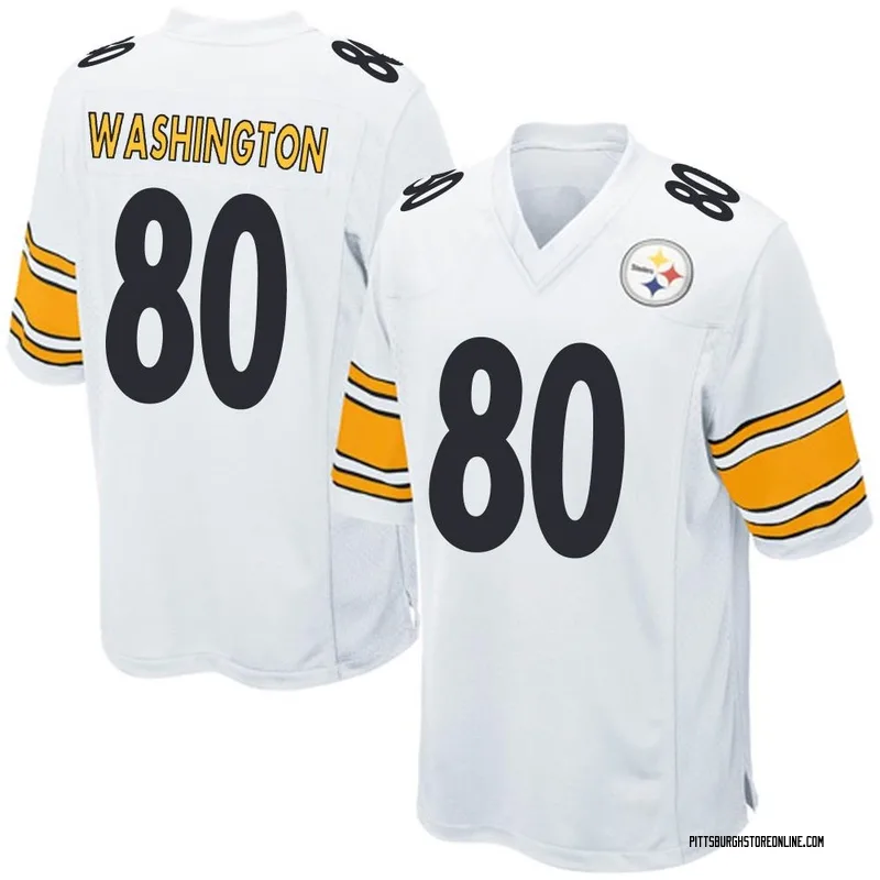 White Men's Darnell Washington Pittsburgh Steelers Game Jersey