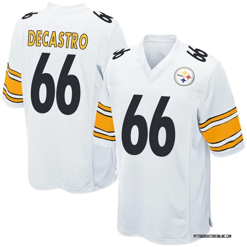 White Men's David DeCastro Pittsburgh Steelers Game Jersey