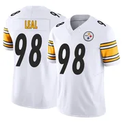 White Men's DeMarvin Leal Pittsburgh Steelers Limited Vapor F.U.S.E. Jersey