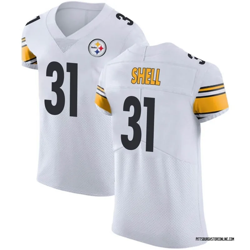 White Men's Donnie Shell Pittsburgh Steelers Elite Vapor Untouchable Jersey