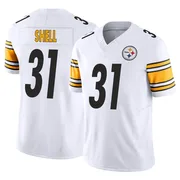 White Men's Donnie Shell Pittsburgh Steelers Limited Vapor F.U.S.E. Jersey