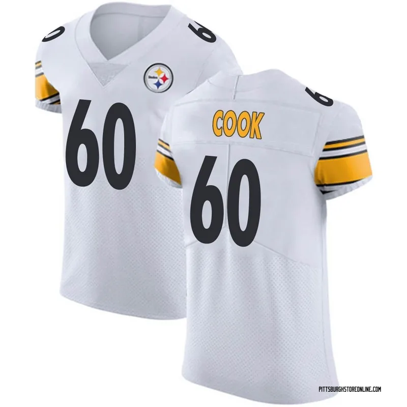 White Men's Dylan Cook Pittsburgh Steelers Elite Vapor Untouchable Jersey