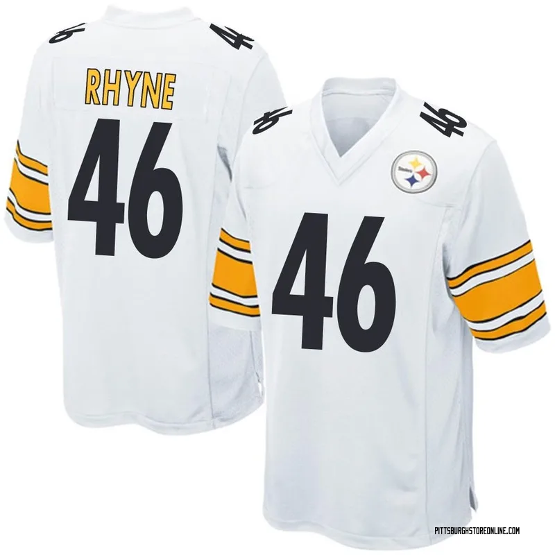 White Men's Forrest Rhyne Pittsburgh Steelers Game Jersey