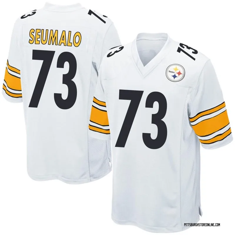 White Men's Isaac Seumalo Pittsburgh Steelers Game Jersey