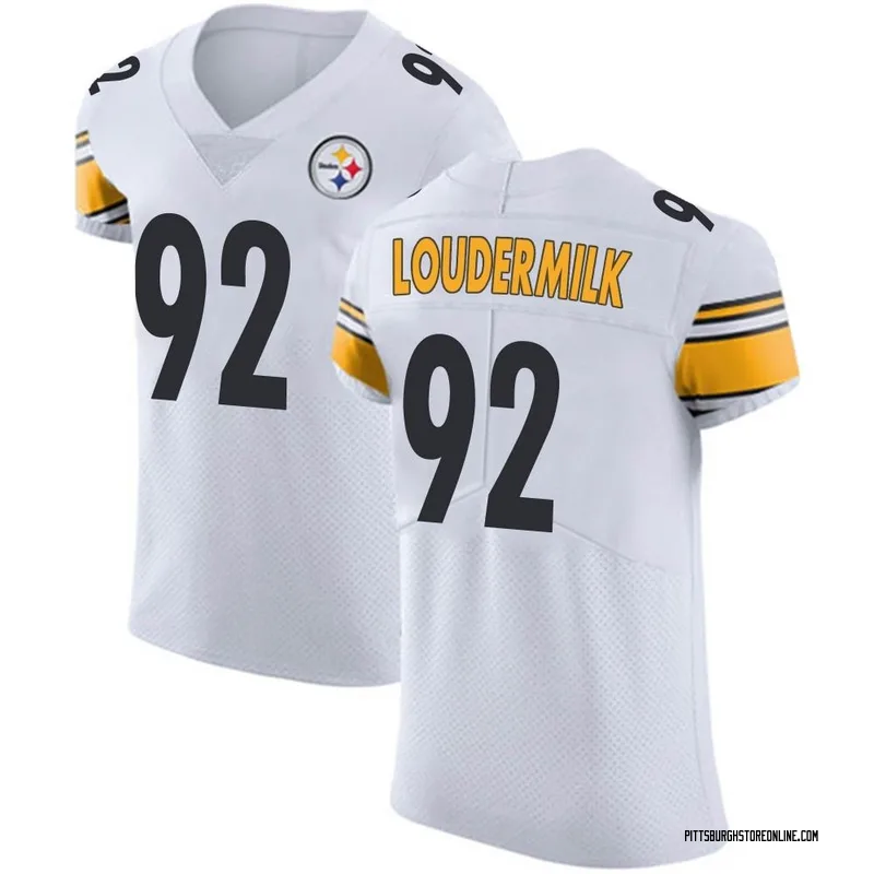 White Men's Isaiahh Loudermilk Pittsburgh Steelers Elite Vapor Untouchable Jersey