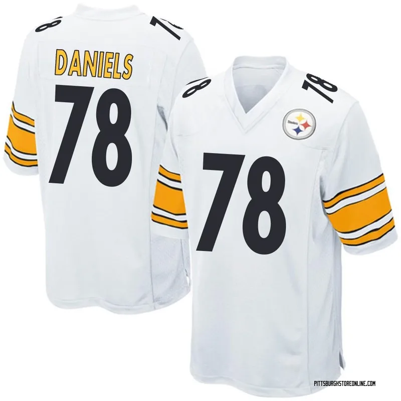 White Men's James Daniels Pittsburgh Steelers Game Jersey